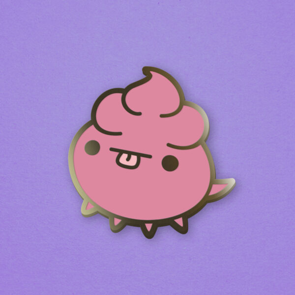 Spoopy Enamel Pin - Pink