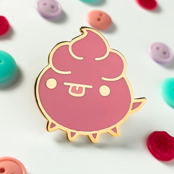 Pink Spoopy Enamel Pin
