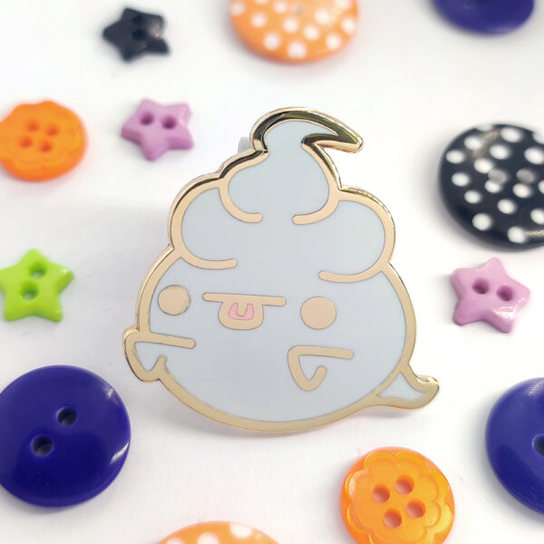 Ghostly Spoopy Enamel Pin